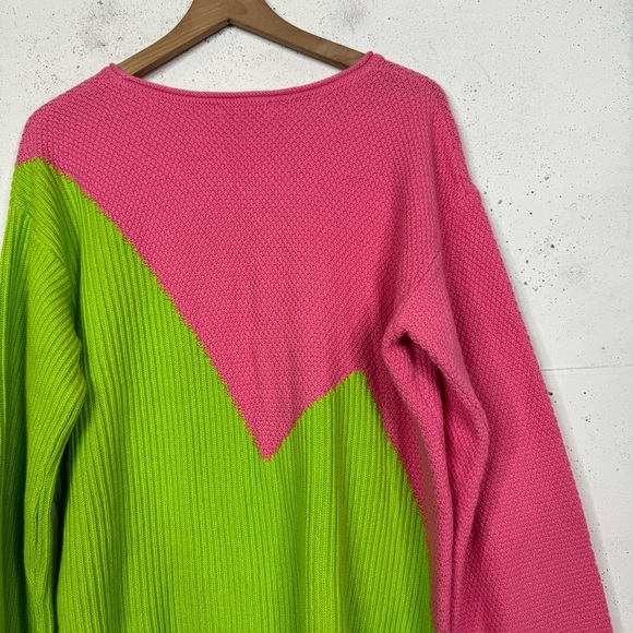 Victora Glemaud For Target Color Block Knit Crewneck Sweater Size XL - Picture 5 of 7